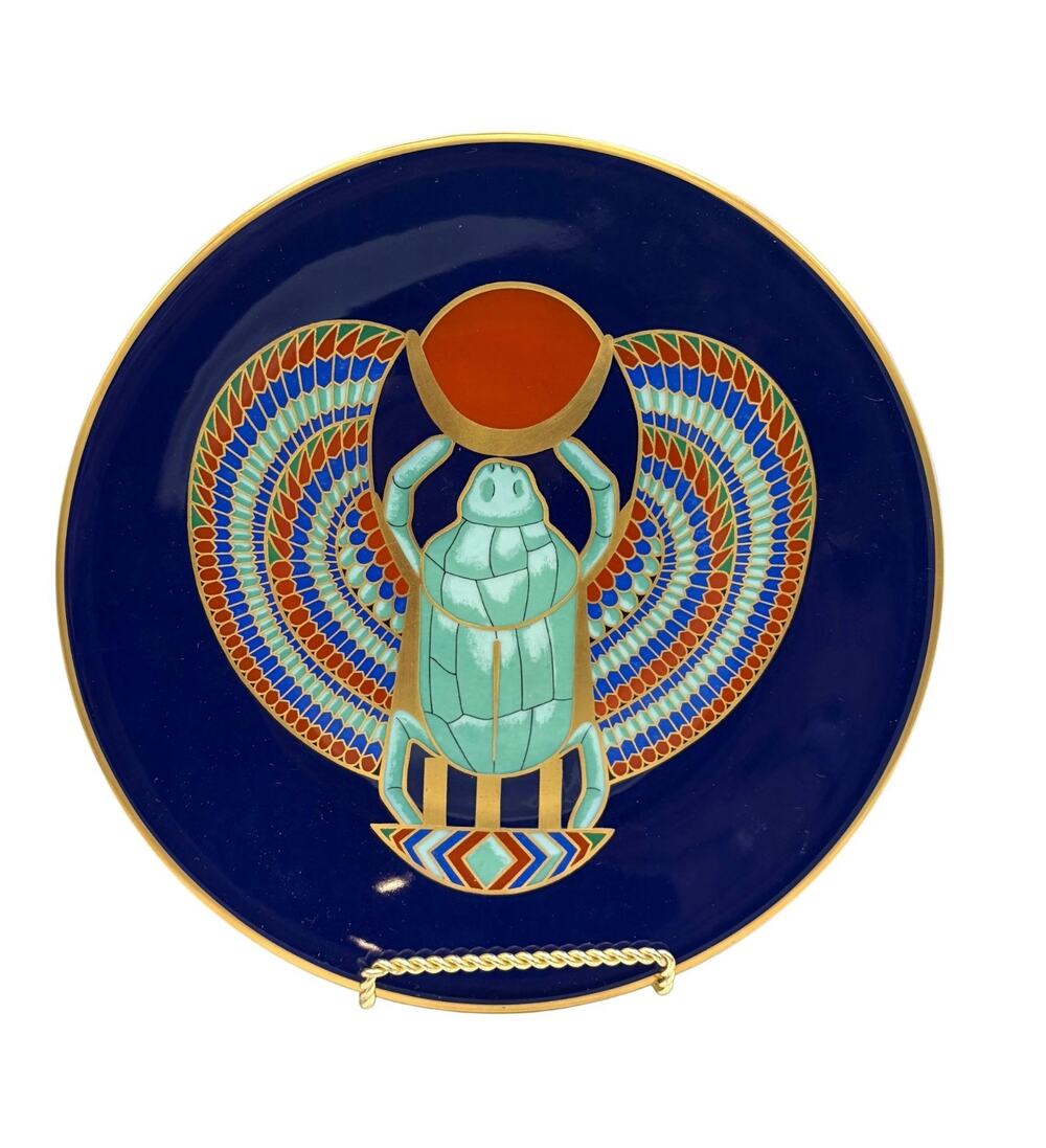 Vintage Haviland Limoges "The Scarab Plate" limited edition #227